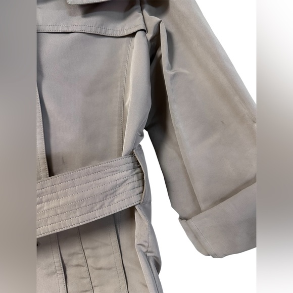 Burberry Knightsdale Double-Breasted Trench Coat Rain Jacket - Size 4 - Picture 4 of 14